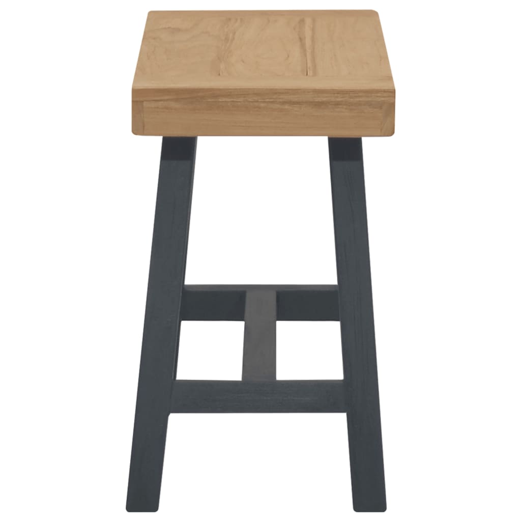 Banc 80 cm Bois massif de teck Bancs de cuisine & salle à manger vidaXL