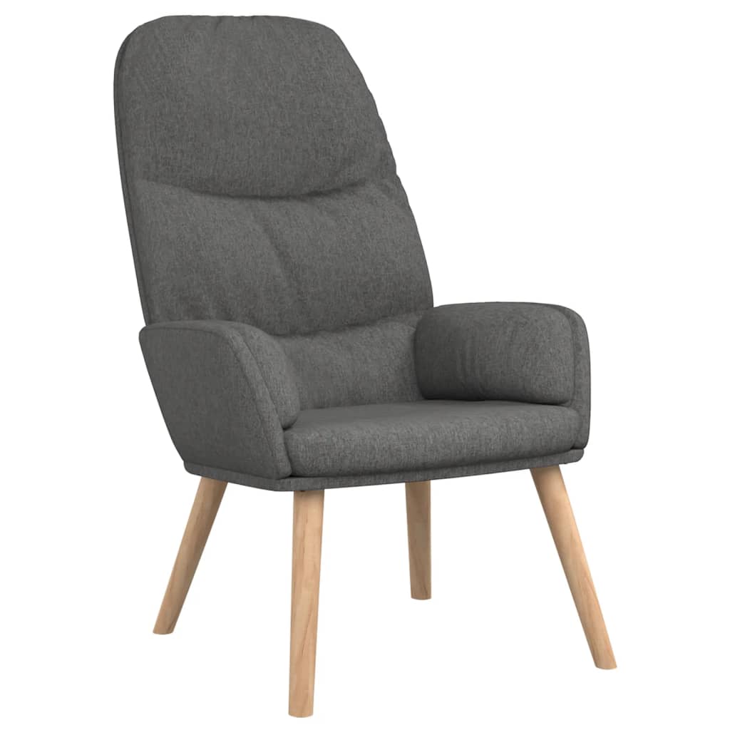 Chaise de relaxation Gris clair Tissu - XIOS
