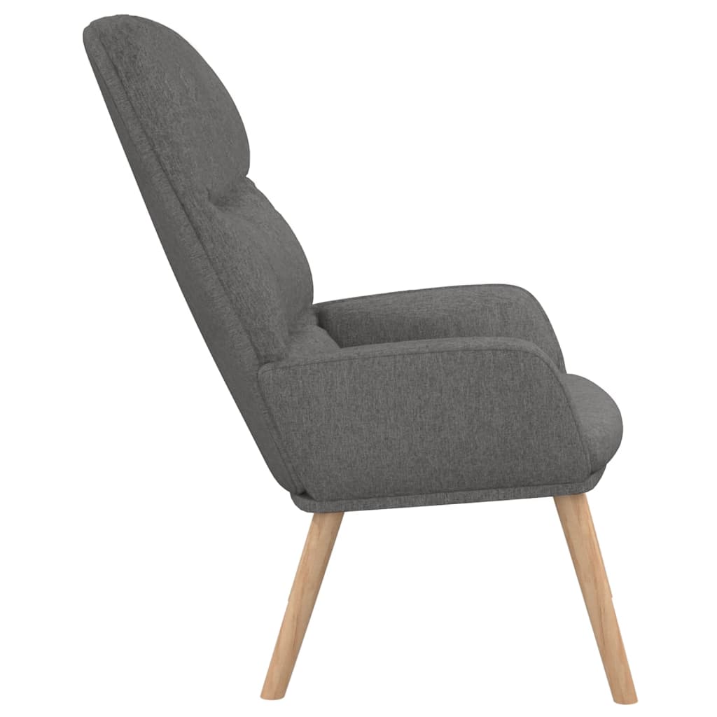Chaise de relaxation Gris clair Tissu - XIOS