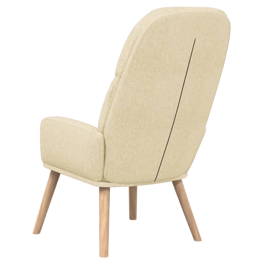 Chaise de relaxation Crème Tissu - XIOS