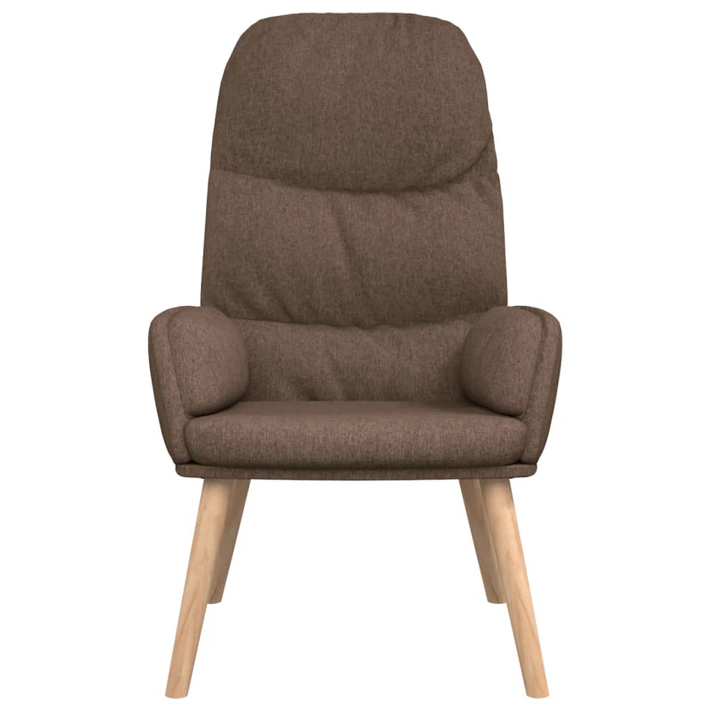 Chaise de relaxation Taupe Tissu - XIOS