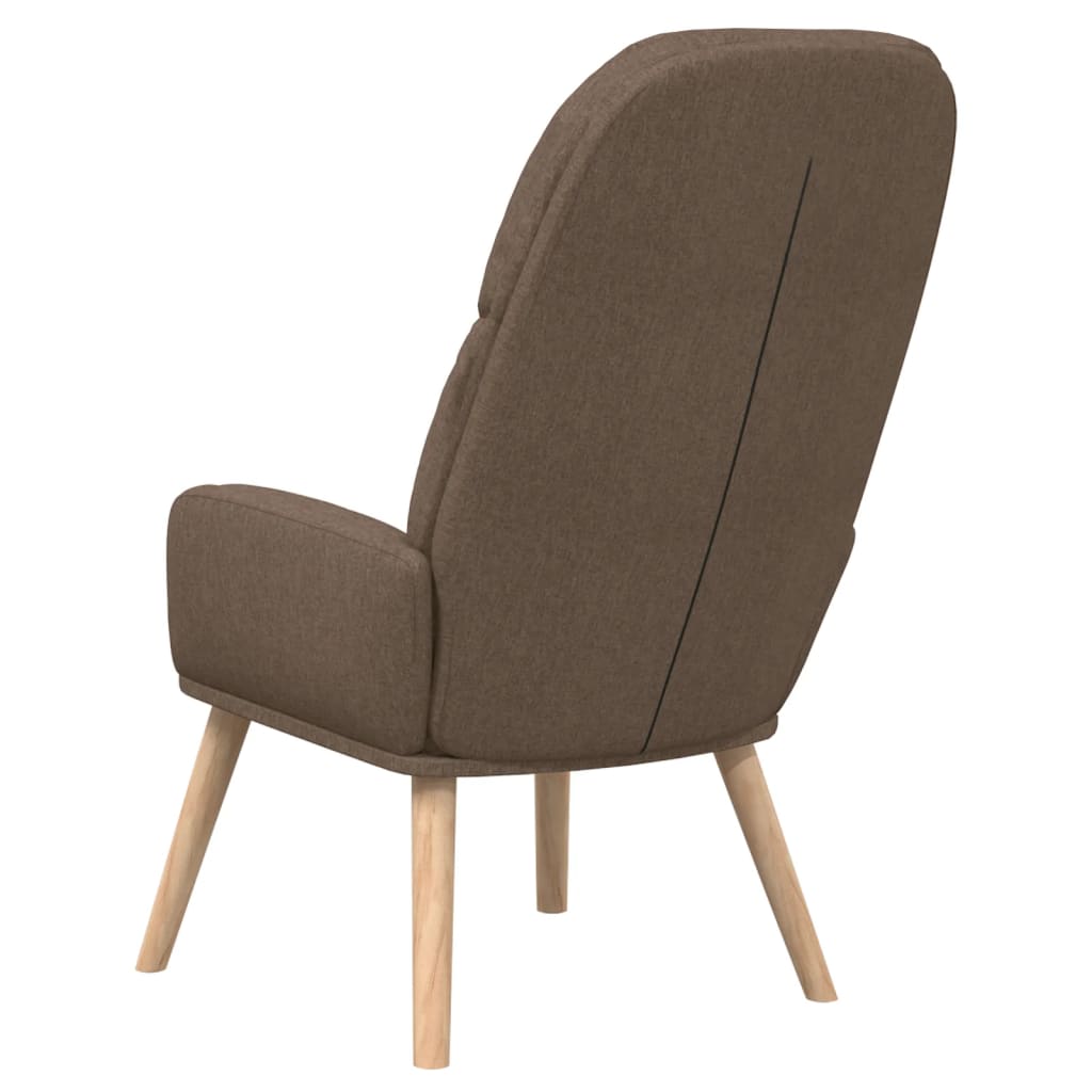 Chaise de relaxation Taupe Tissu - XIOS