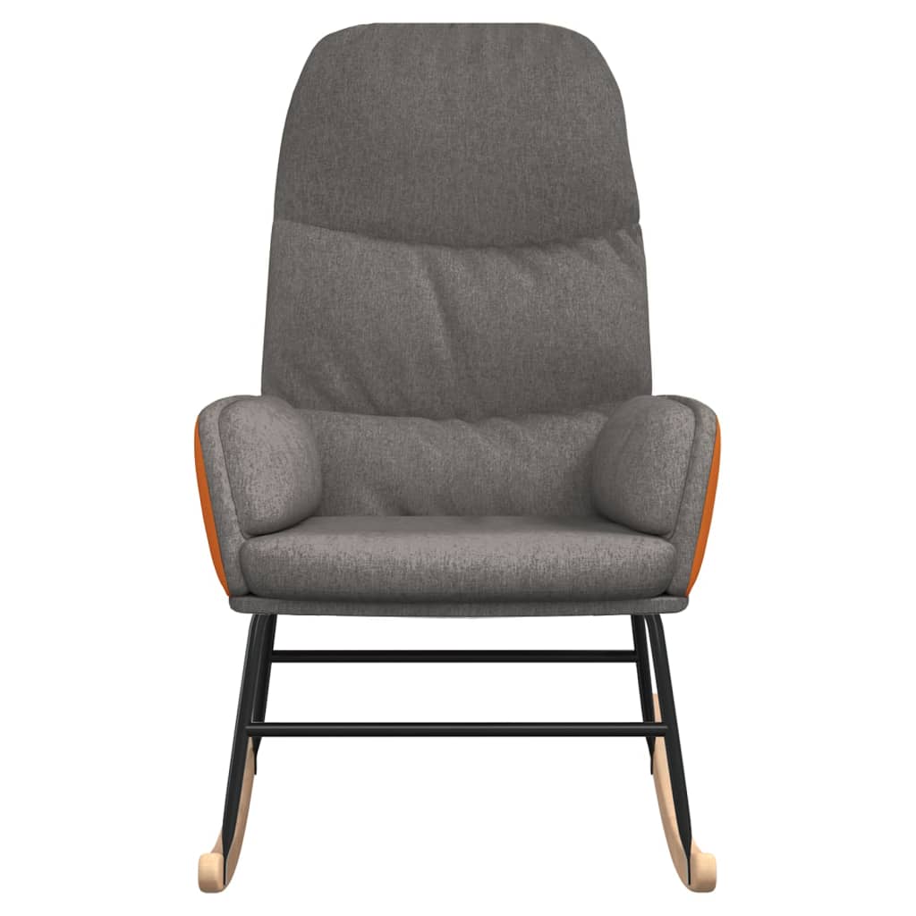 Chaise à bascule Gris clair Tissu - XIOS