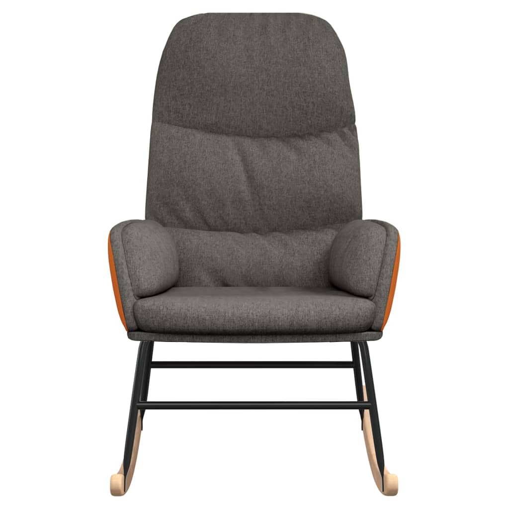 Chaise à bascule Gris foncé Tissu - XIOS