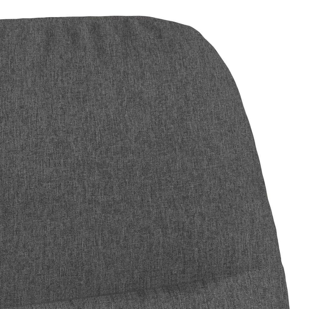 Chaise à bascule Gris foncé Tissu - XIOS