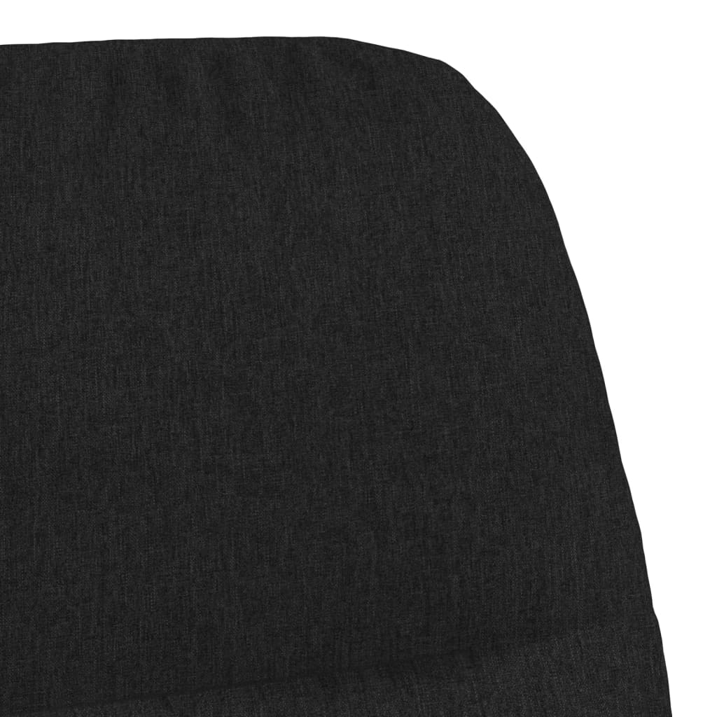 Chaise à bascule Noir Tissu - XIOS