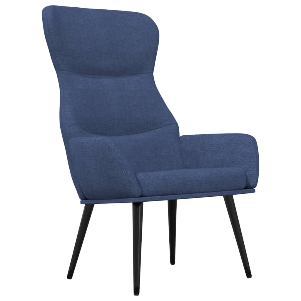 Chaise de relaxation Bleu Tissu - XIOS