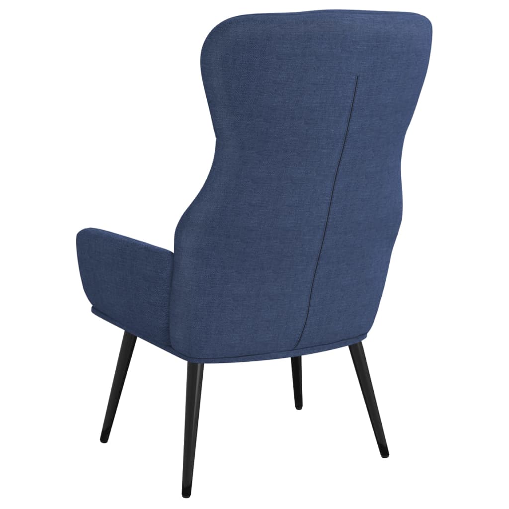 Chaise de relaxation Bleu Tissu - XIOS