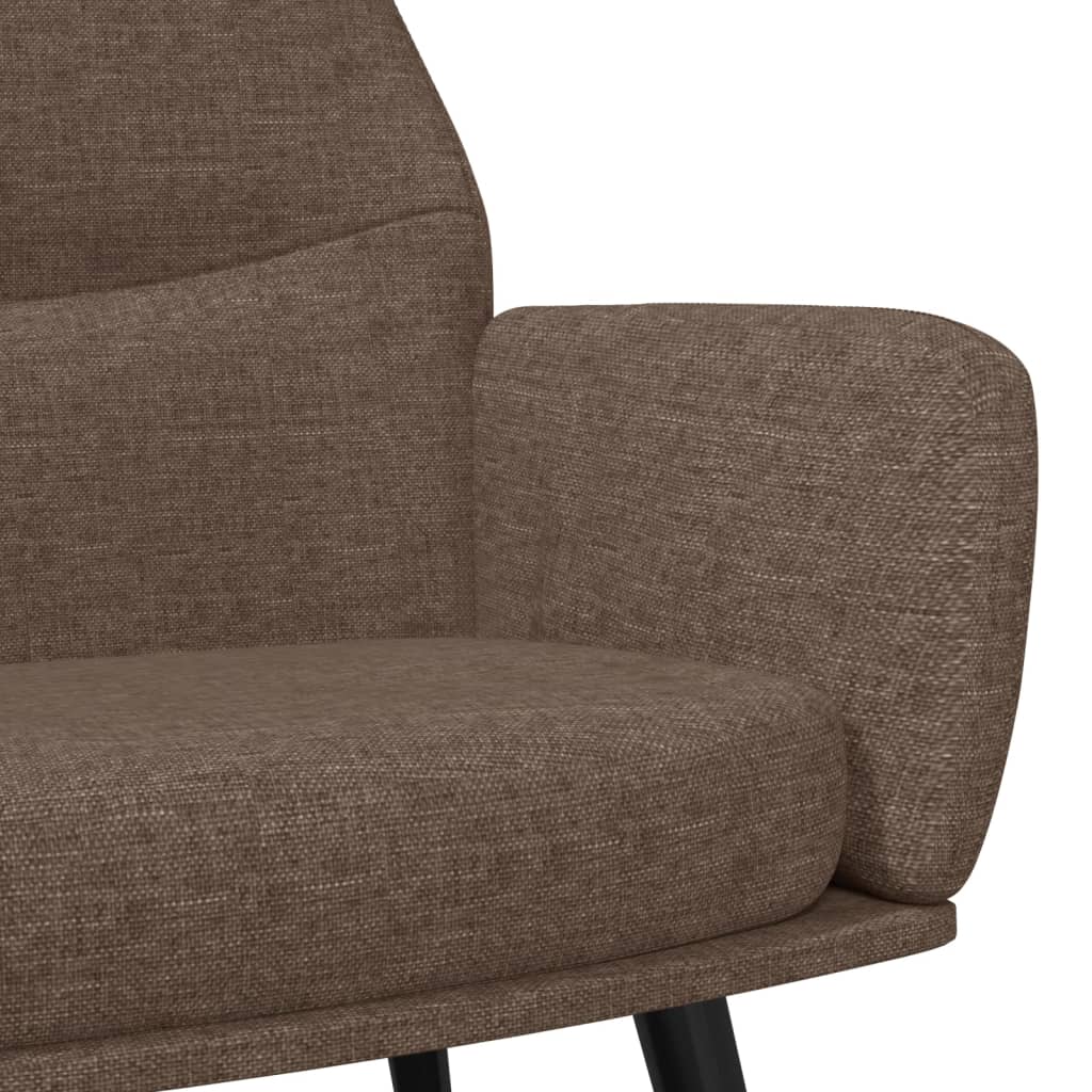 Chaise de relaxation Taupe Tissu - XIOS