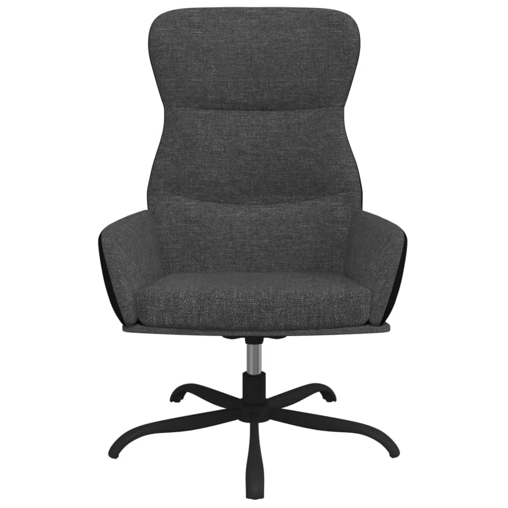 Chaise de relaxation Gris foncé Tissu - XIOS