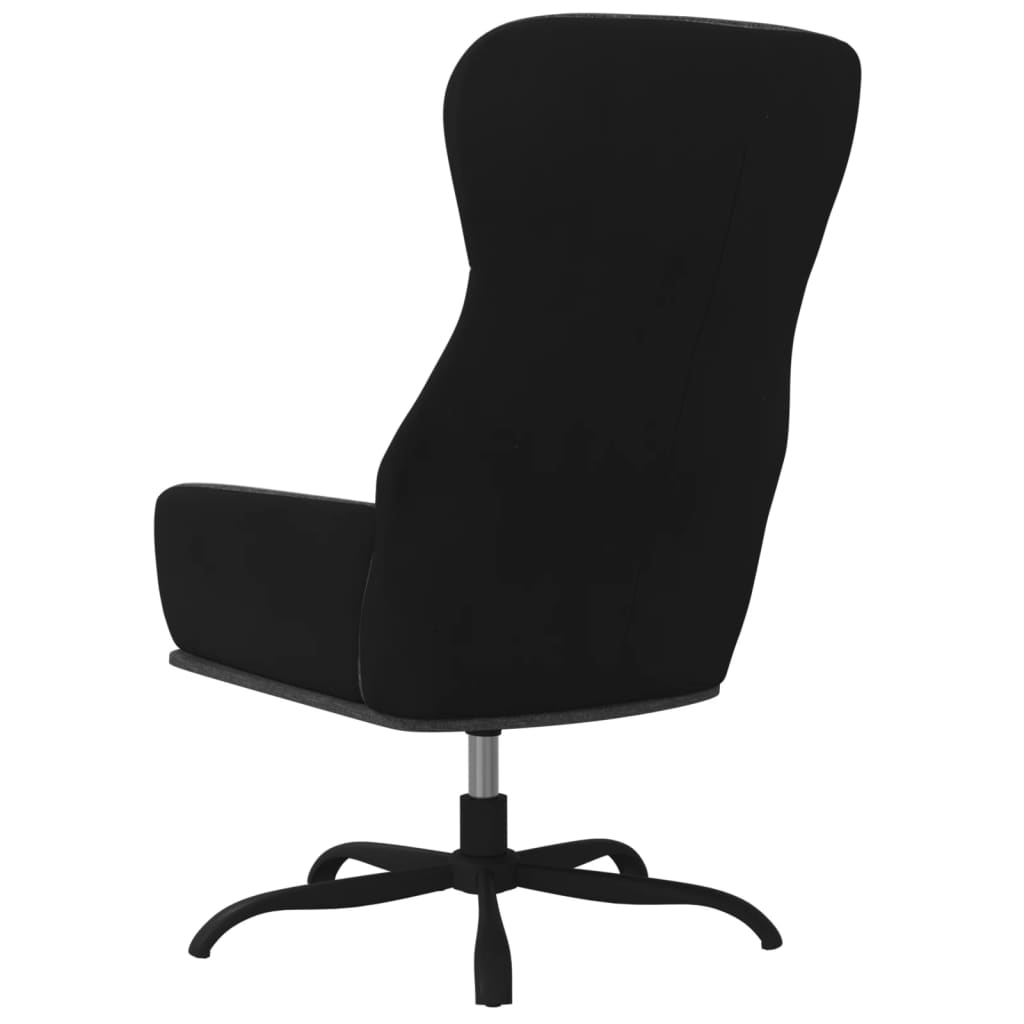 Chaise de relaxation Gris foncé Tissu - XIOS