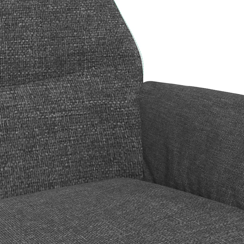 Chaise de relaxation Gris foncé Tissu - XIOS