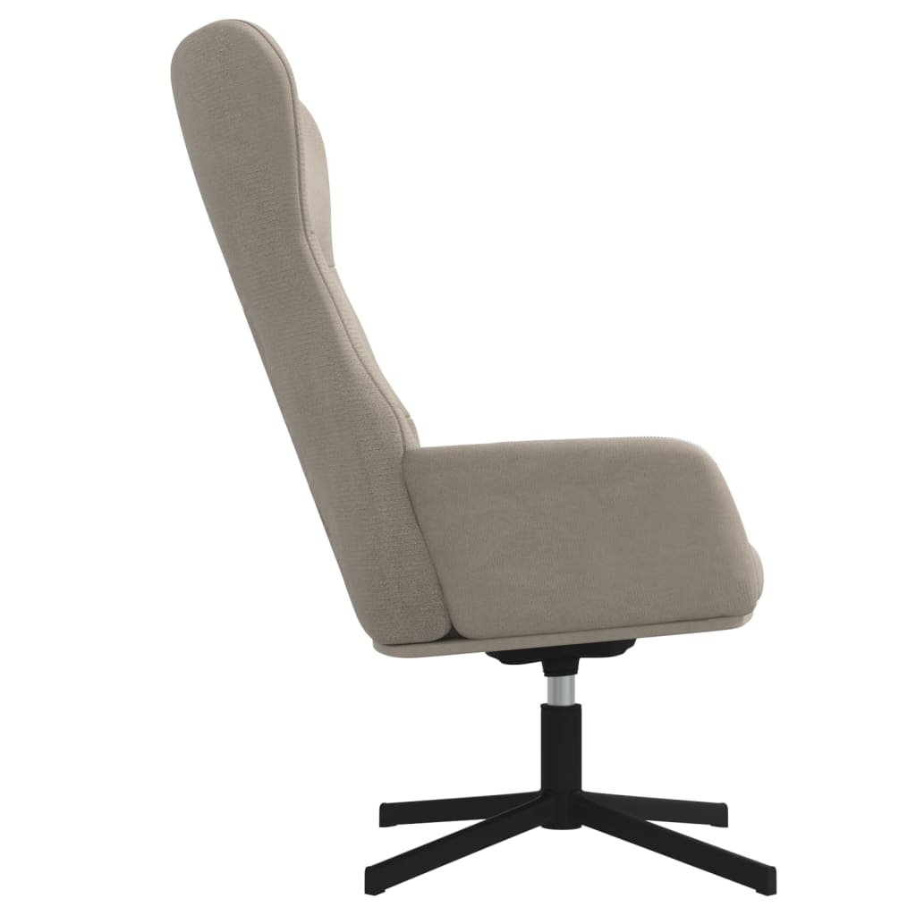 Chaise de relaxation Gris clair Velours - XIOS
