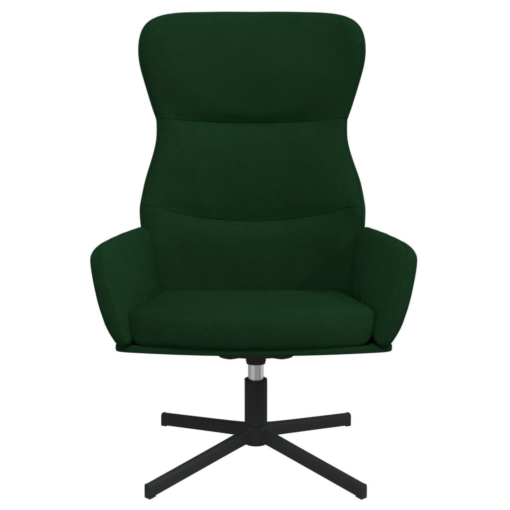 Chaise de relaxation Vert foncé Velours - XIOS