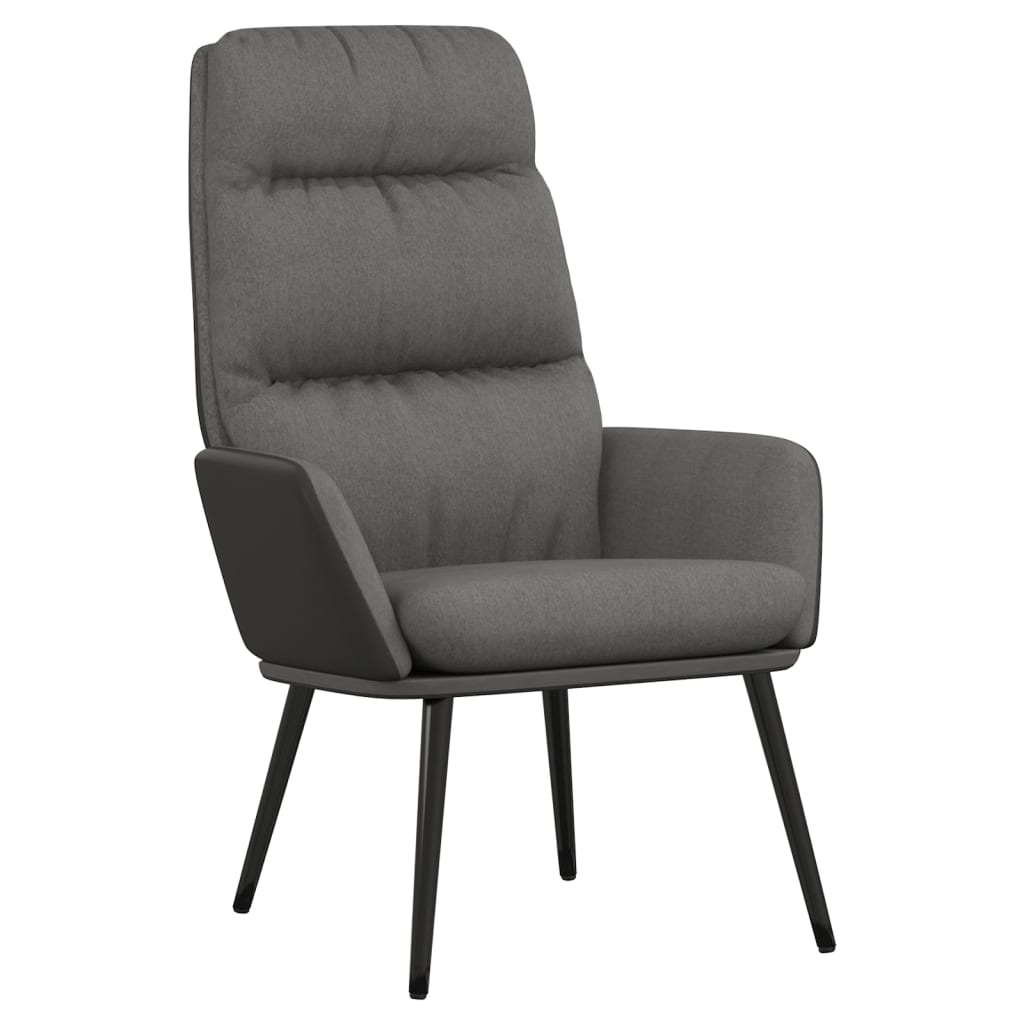 Chaise de relaxation Gris clair Tissu Fauteuils vidaXL