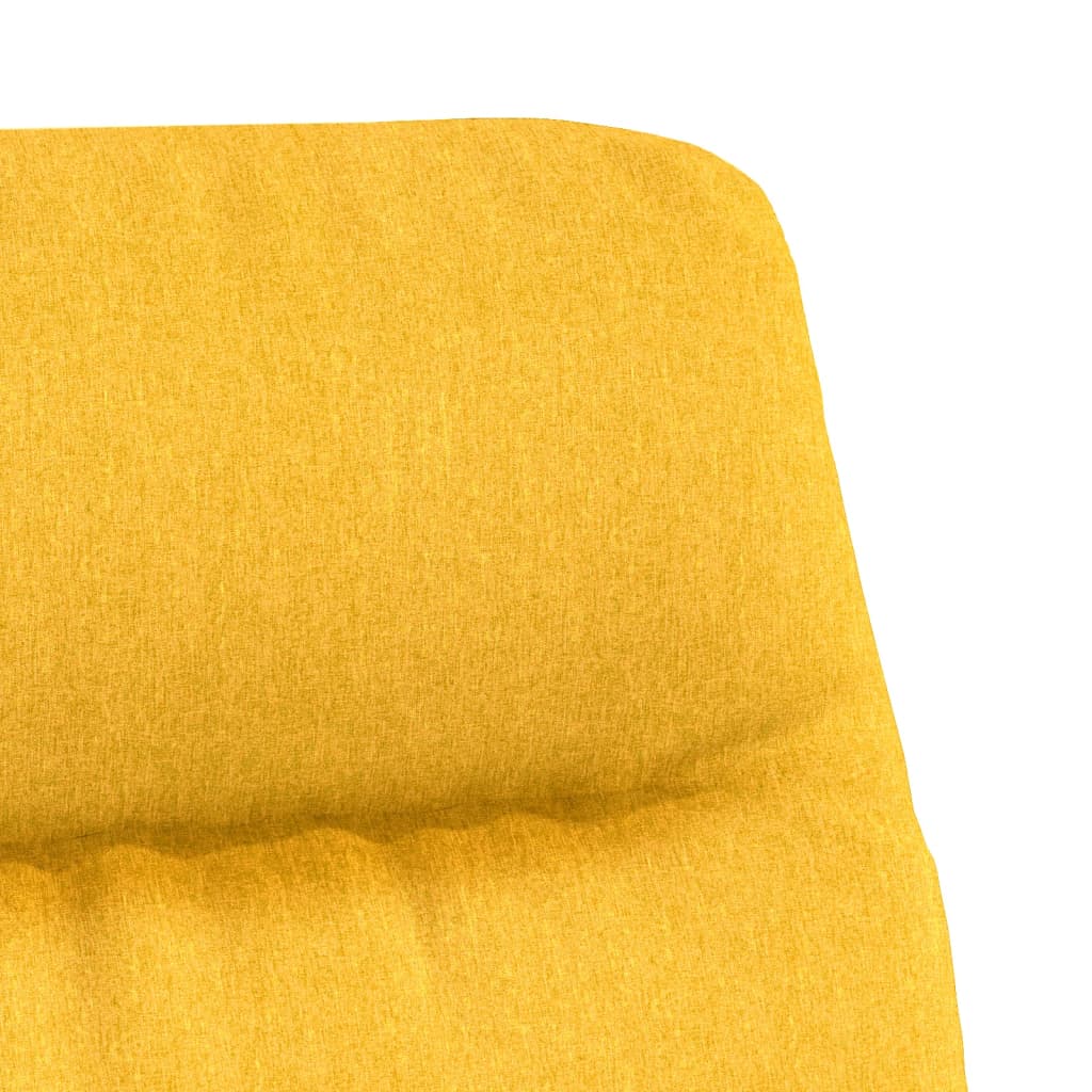 Chaise de relaxation Jaune moutarde Tissu - XIOS