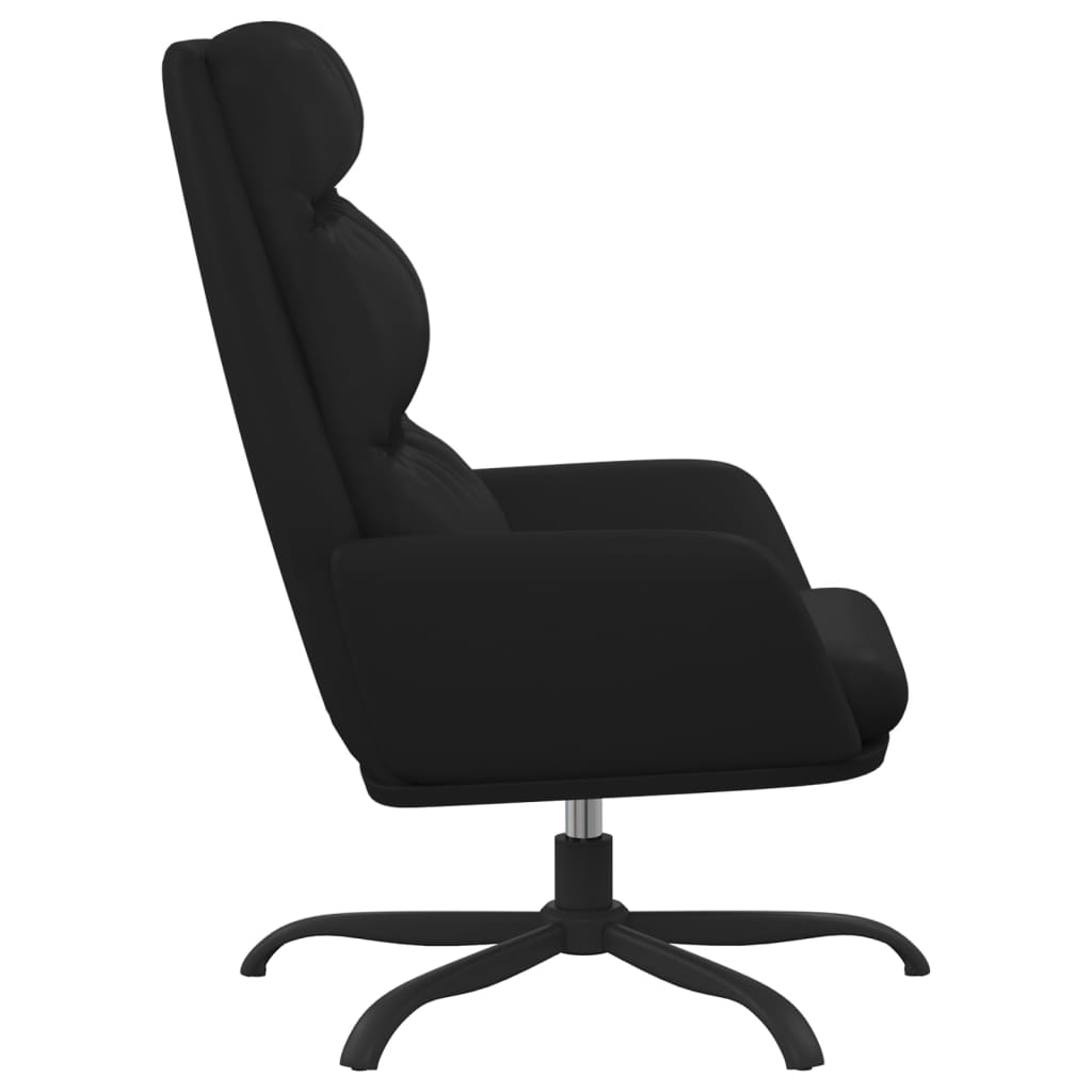 Chaise de relaxation Noir Similicuir - XIOS