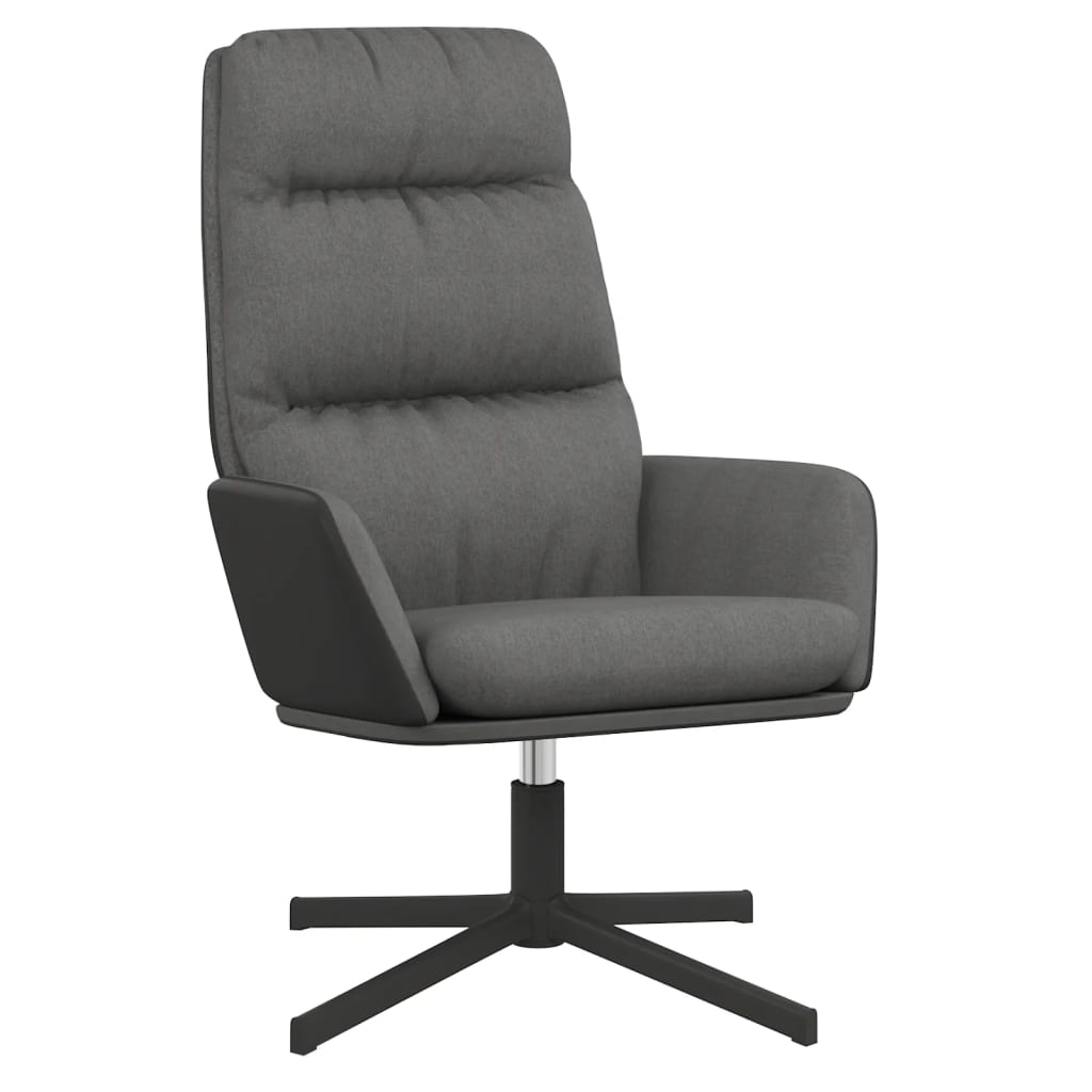 Chaise de relaxation Gris clair Tissu - XIOS