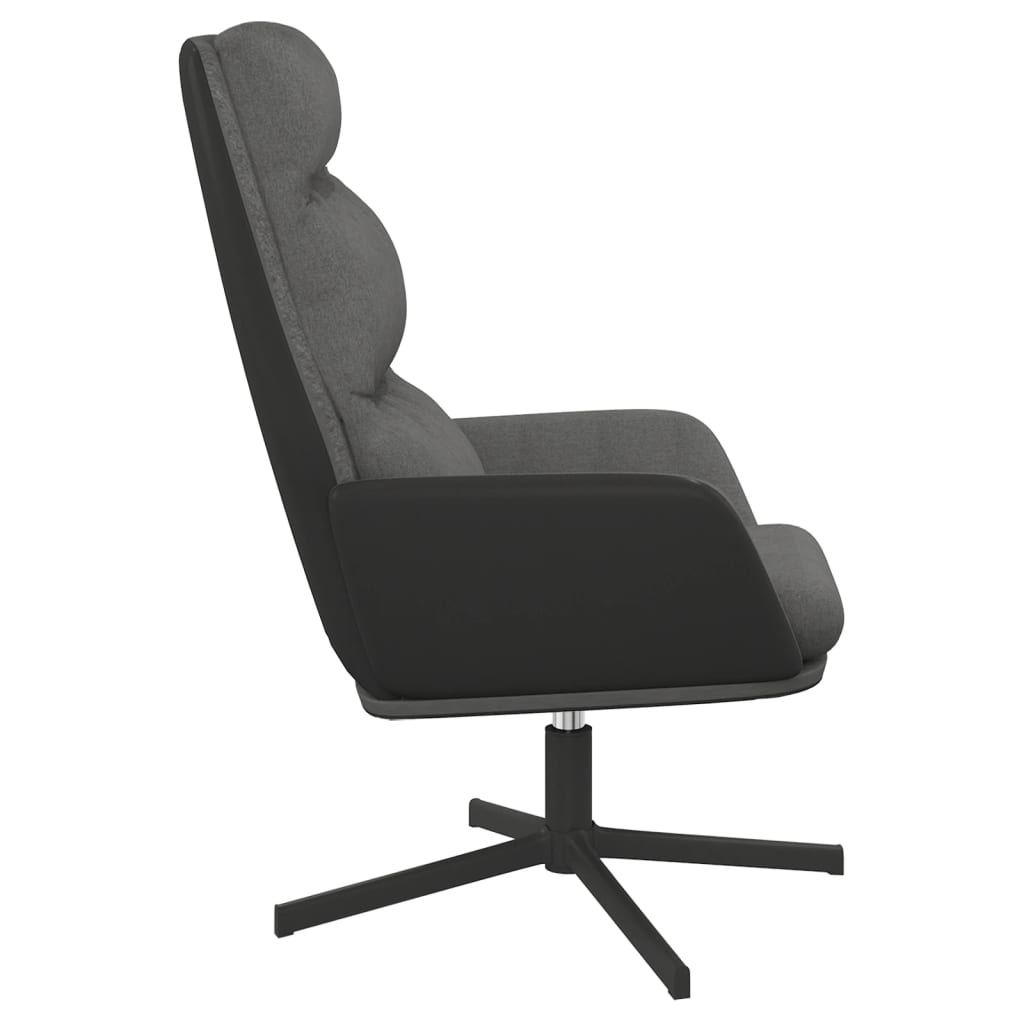 Chaise de relaxation Gris clair Tissu - XIOS