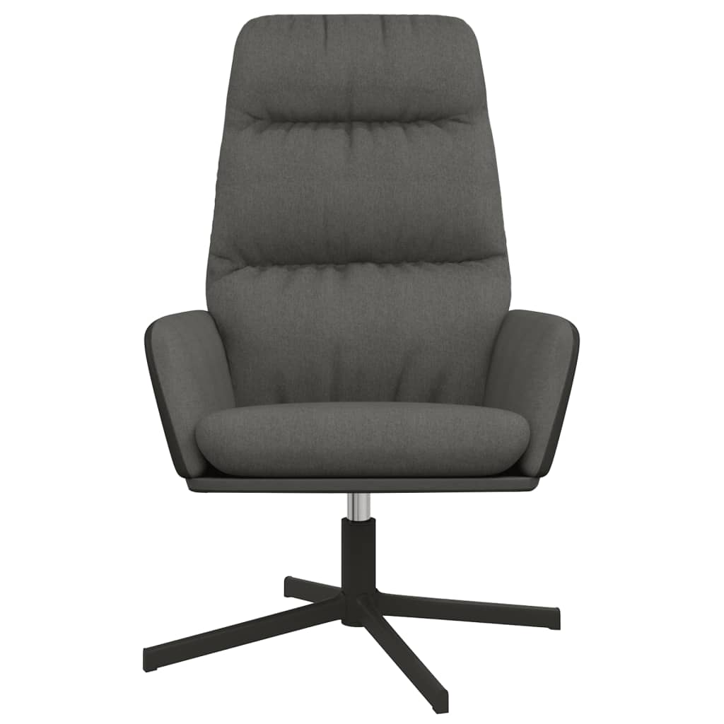 Chaise de relaxation Gris foncé Tissu - XIOS