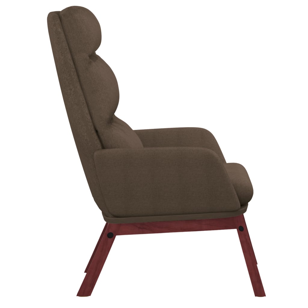 Chaise de relaxation Taupe Tissu - XIOS