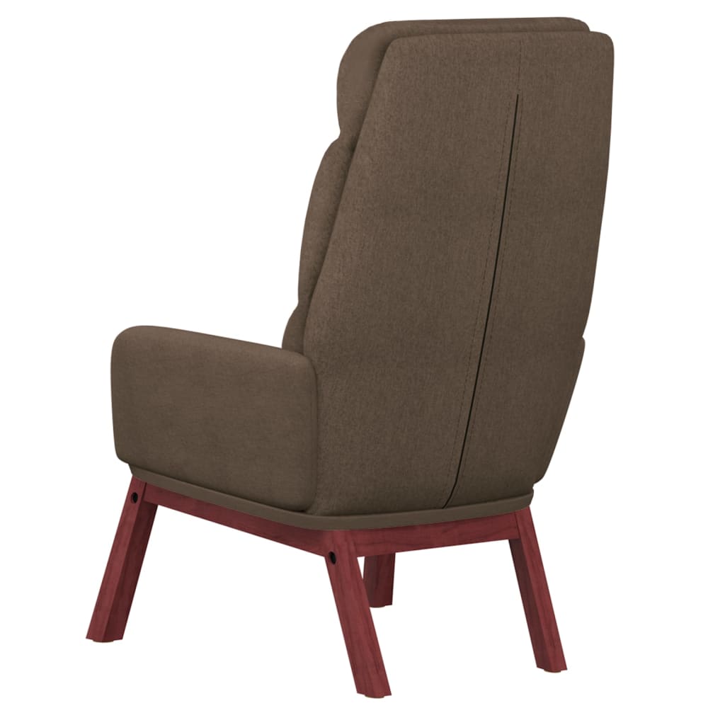 Chaise de relaxation Taupe Tissu - XIOS