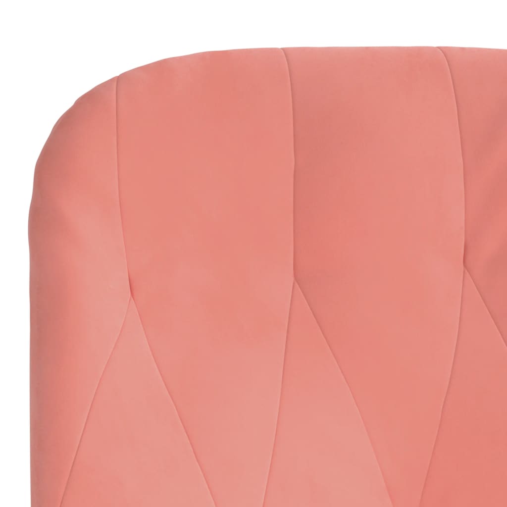 Chaise de relaxation Rose Velours - XIOS