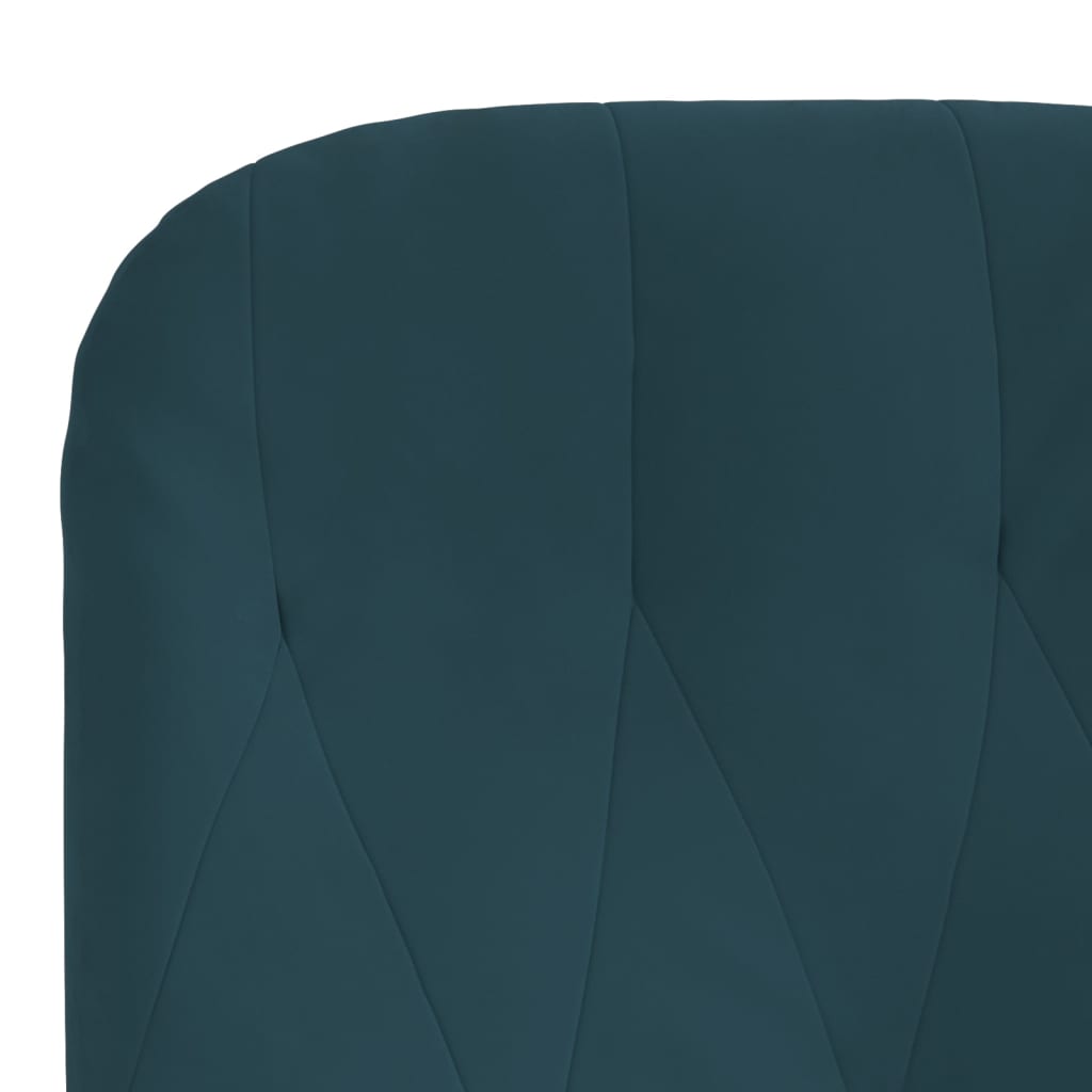 Chaise de relaxation Bleu Velours - XIOS