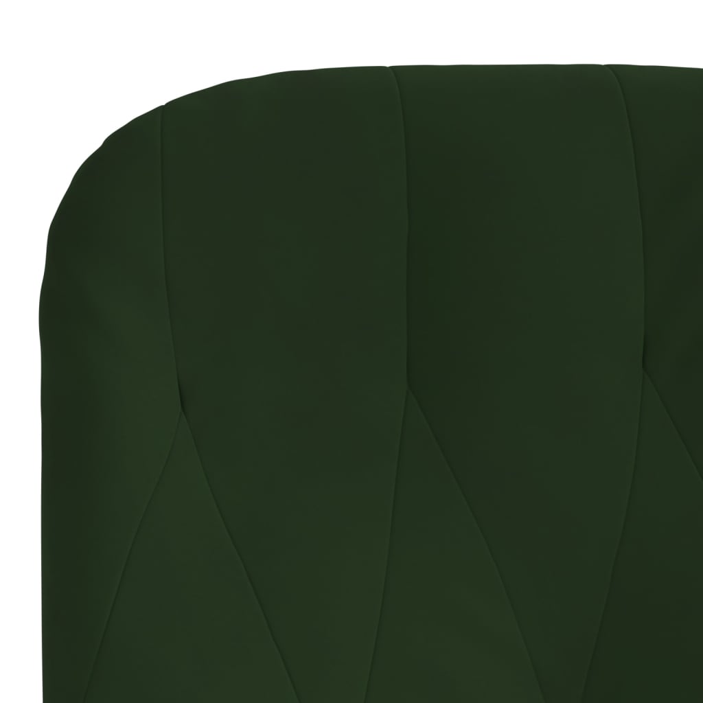 Chaise de relaxation Vert foncé Velours - XIOS