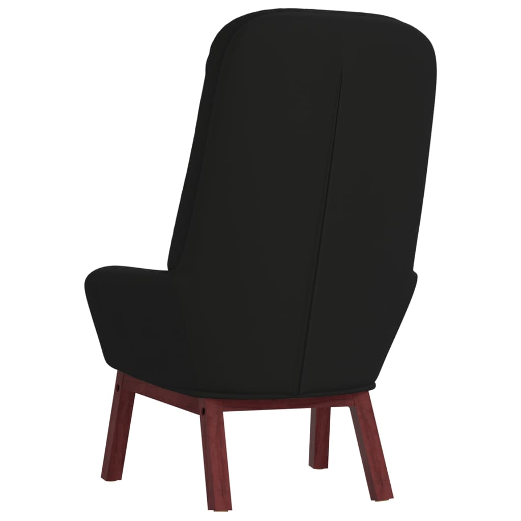 Chaise de relaxation Noir Velours - XIOS