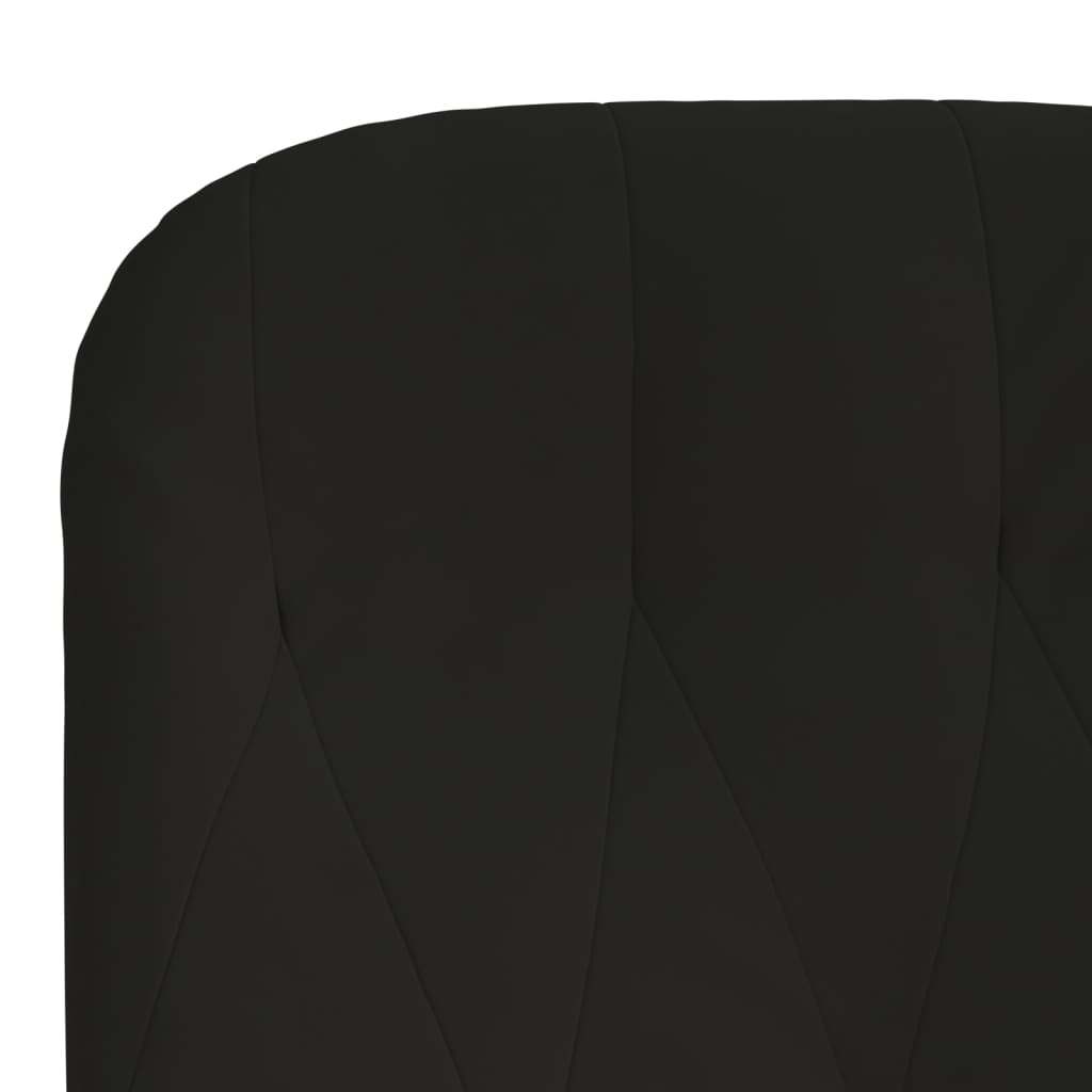 Chaise de relaxation Noir Velours - XIOS