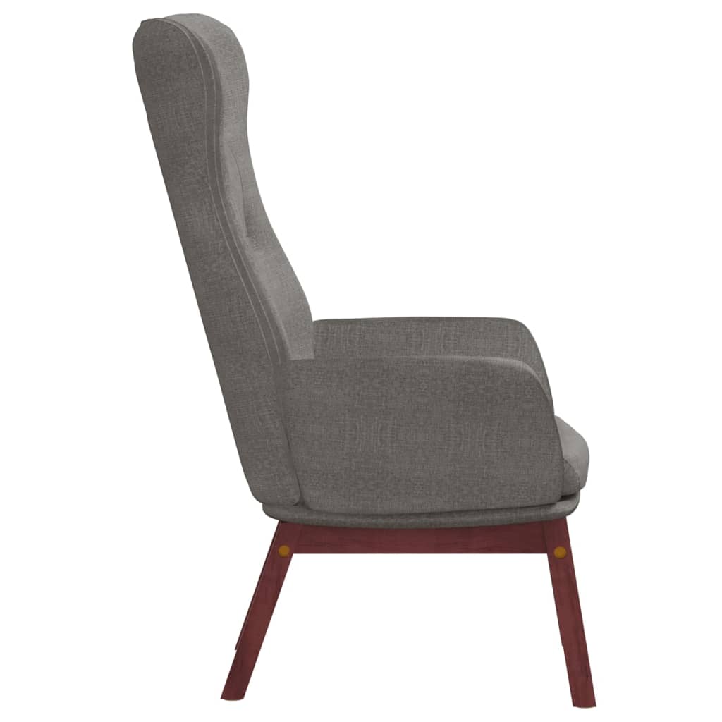 Chaise de relaxation Gris clair Tissu - XIOS