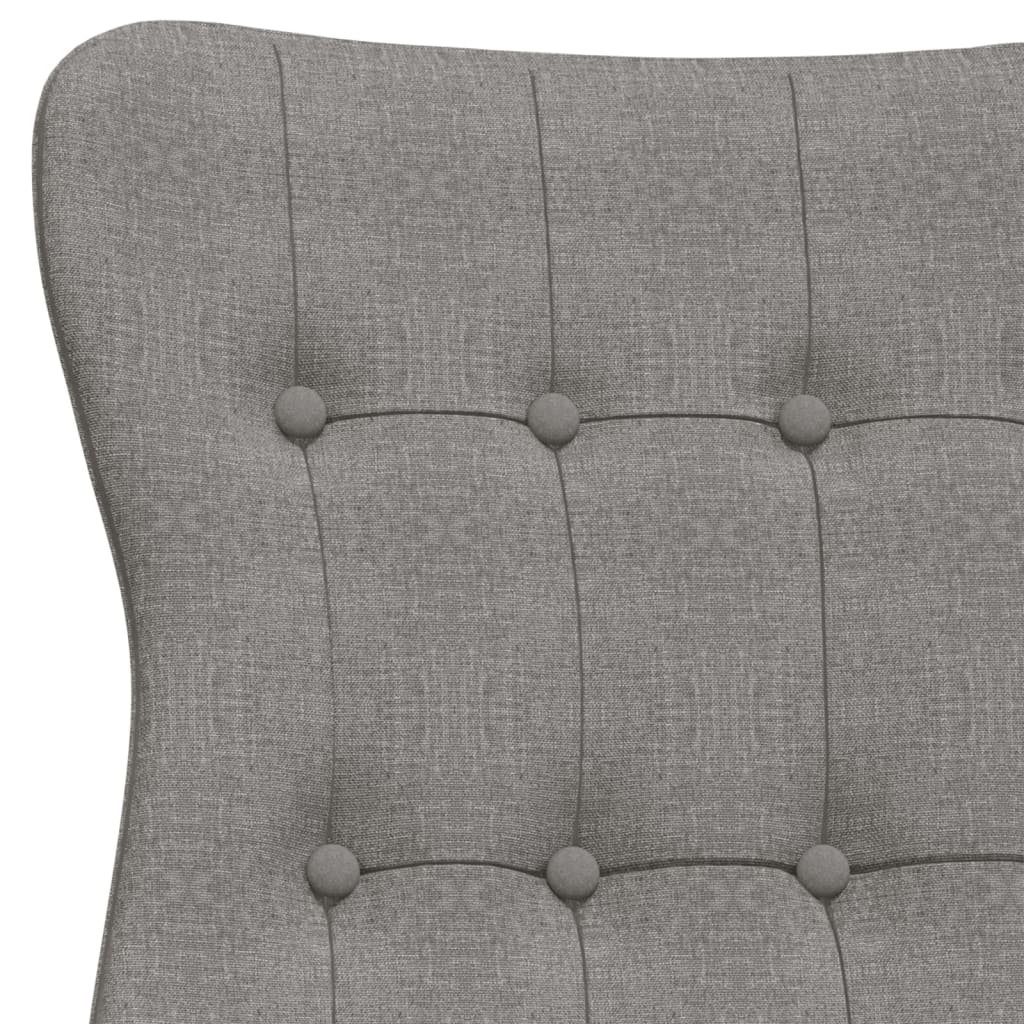 Chaise de relaxation Gris clair Tissu - XIOS