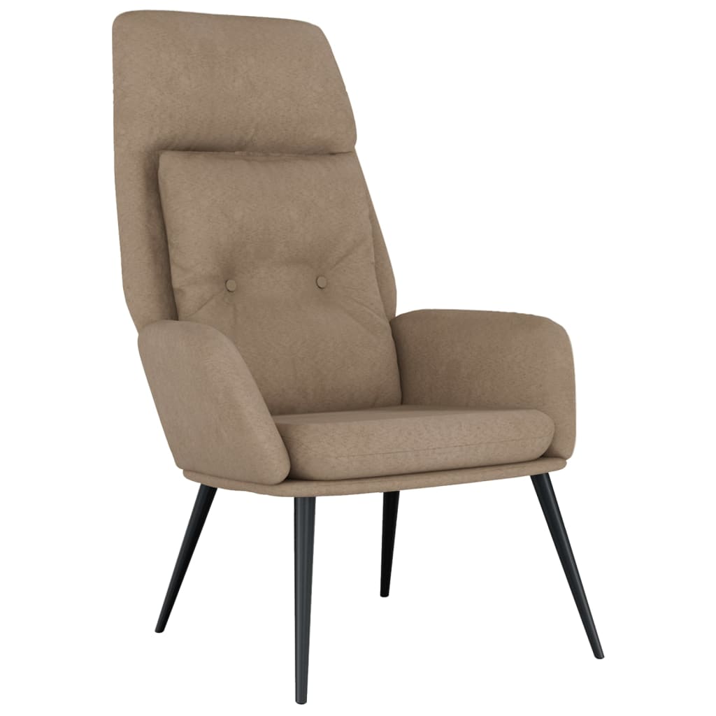 Chaise de relaxation Taupe Similicuir daim - XIOS
