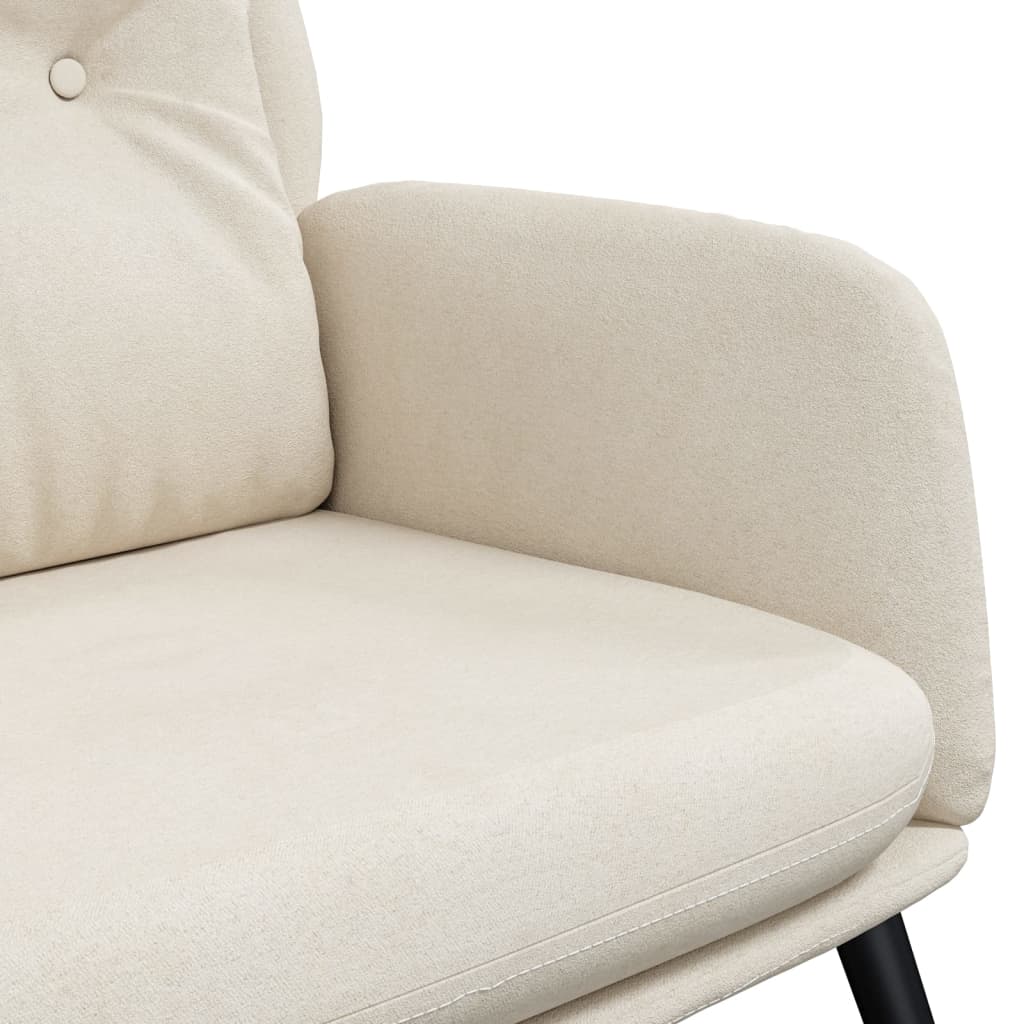Chaise de relaxation Crème Similicuir daim - XIOS