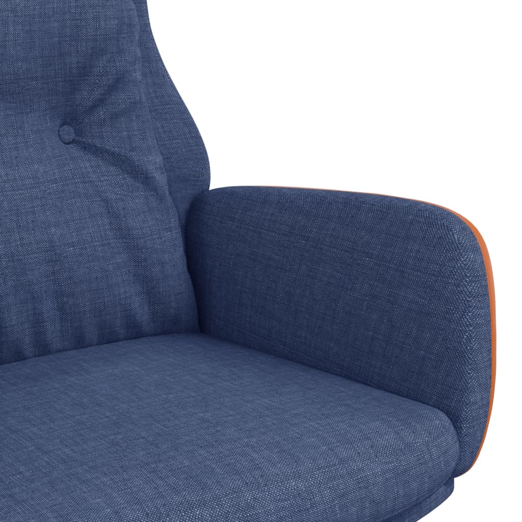 Chaise de relaxation Bleu Tissu et PVC - XIOS