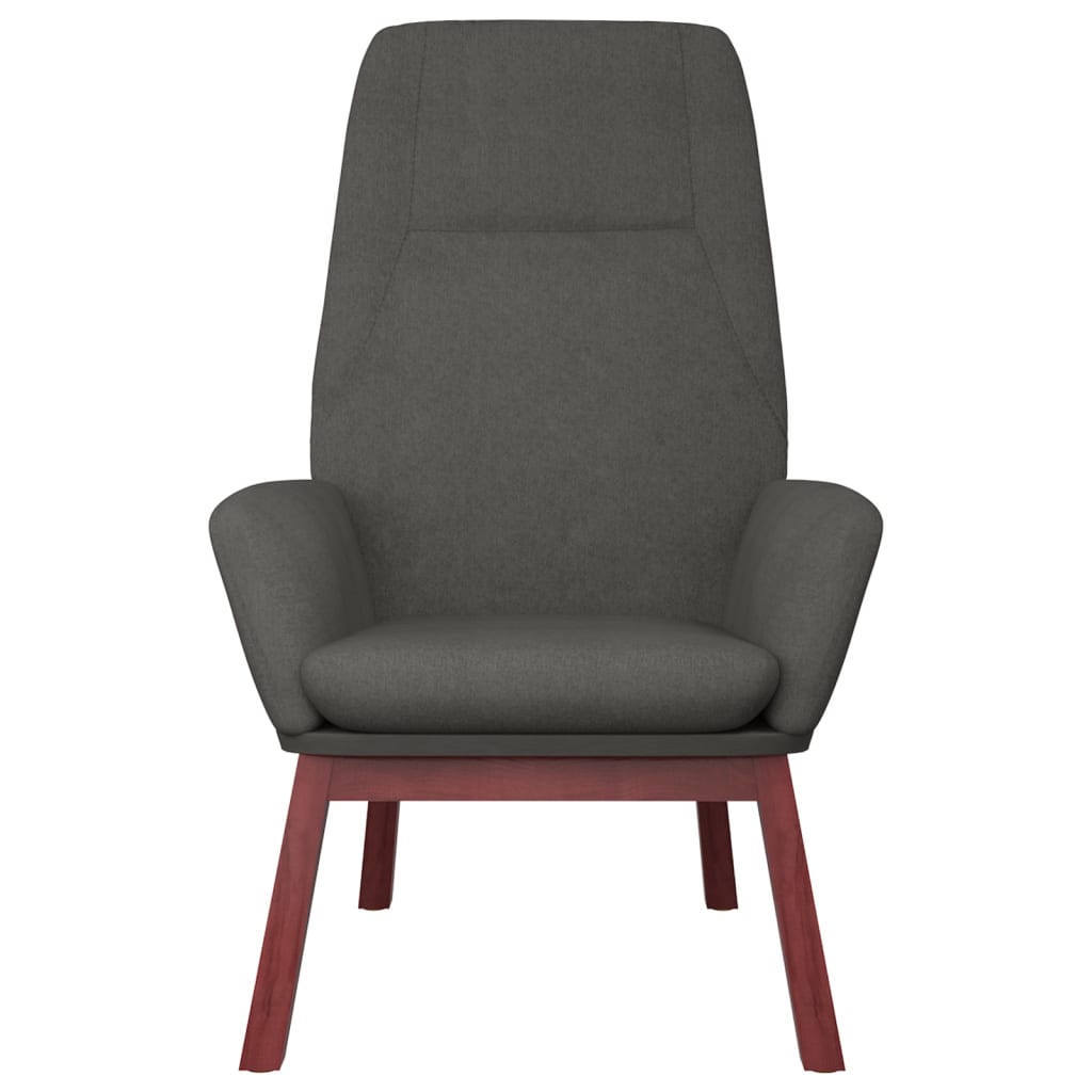 Chaise de relaxation Gris foncé Tissu - XIOS