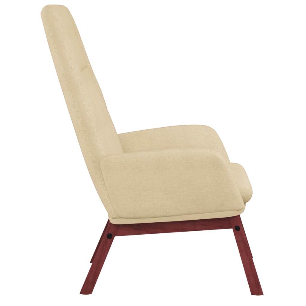 Chaise de relaxation Crème Tissu - XIOS