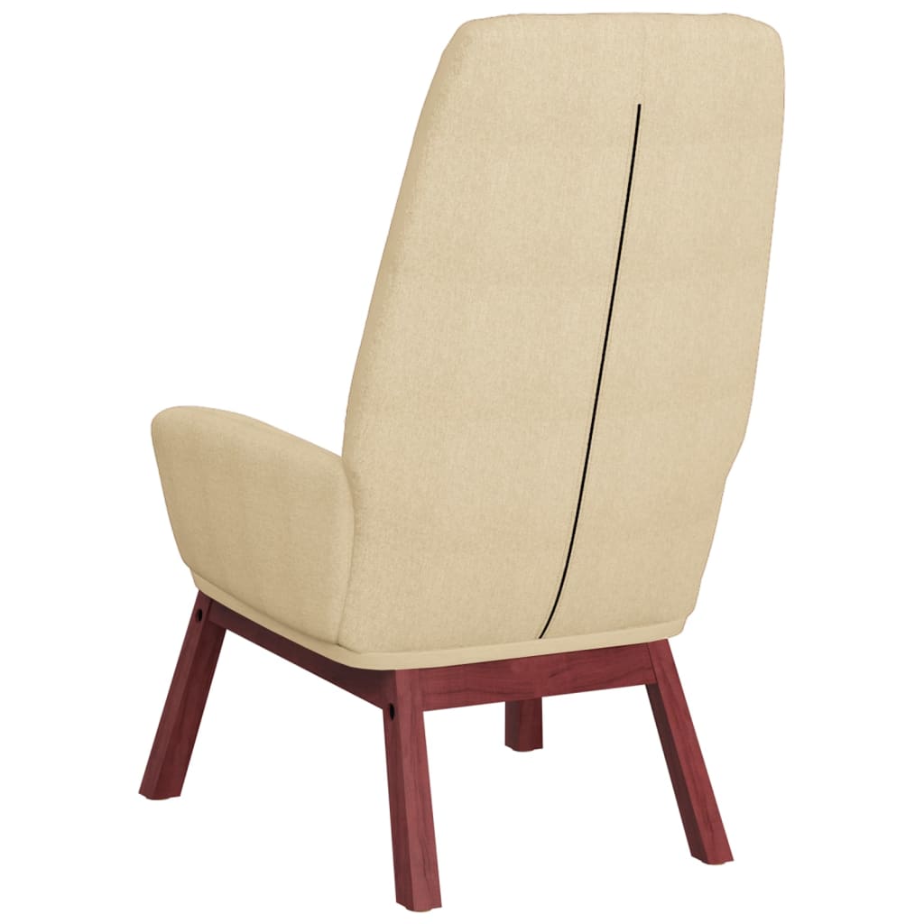 Chaise de relaxation Crème Tissu - XIOS