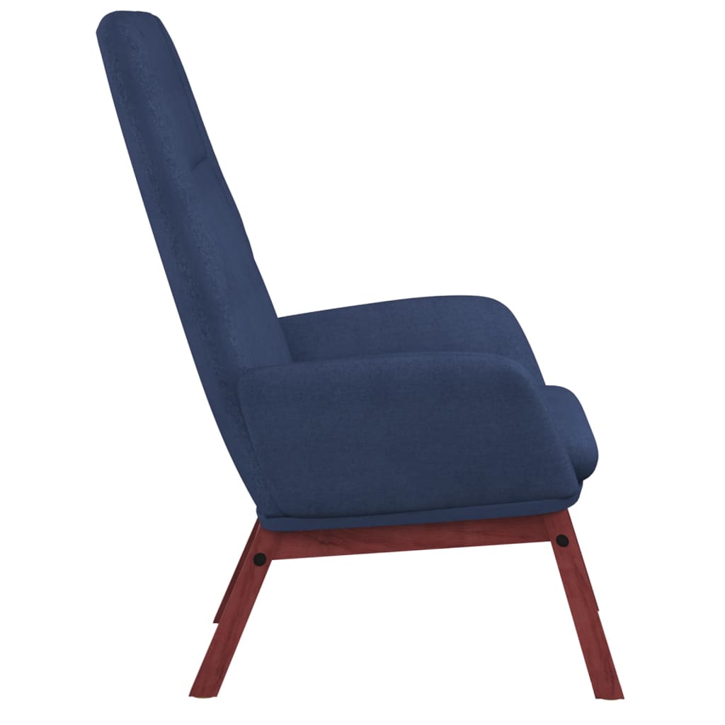 Chaise de relaxation Bleu Tissu - XIOS