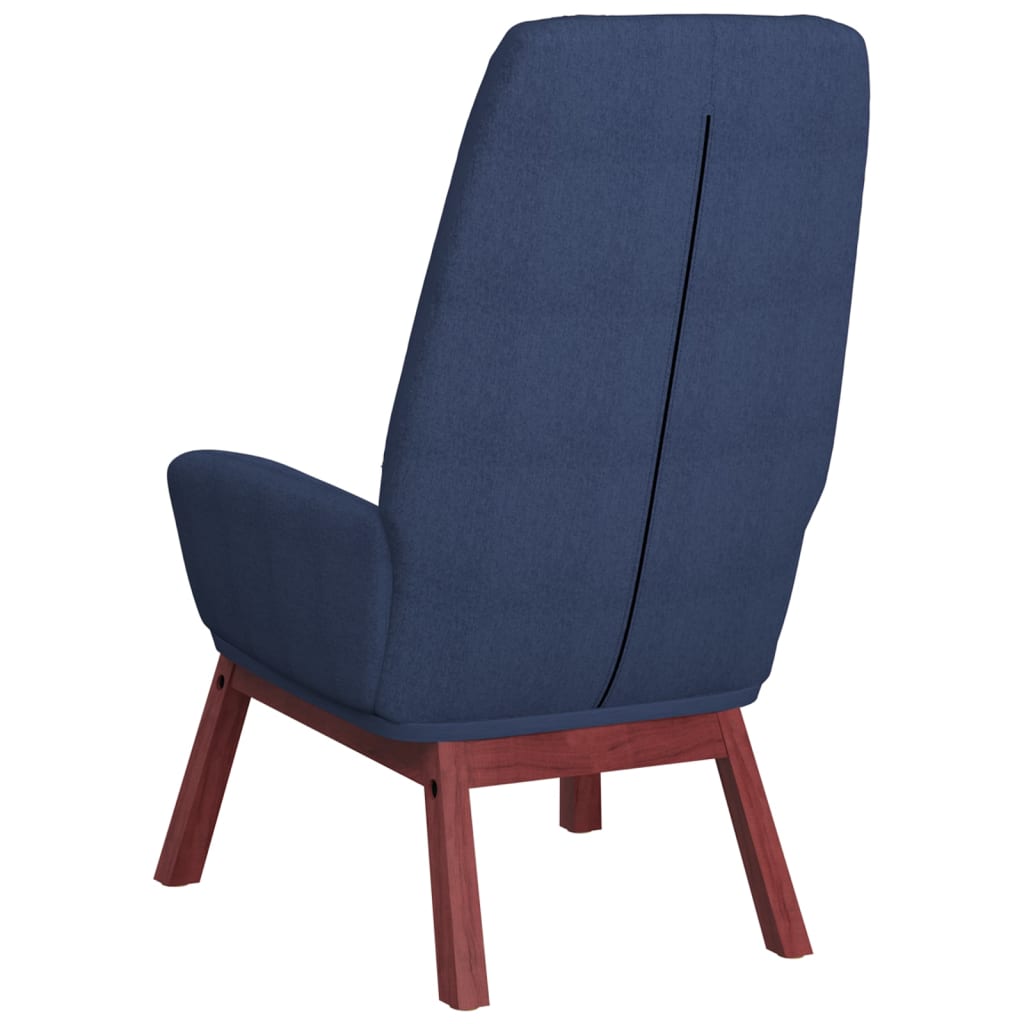 Chaise de relaxation Bleu Tissu - XIOS