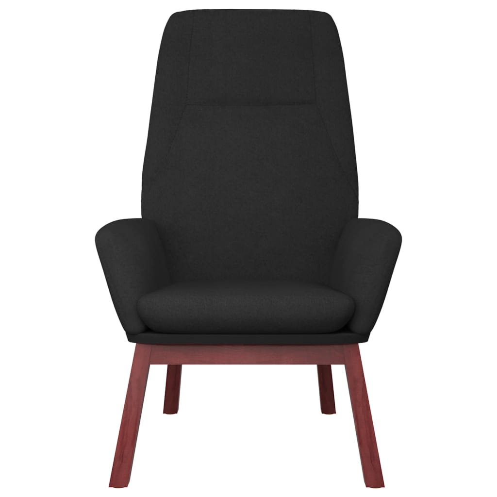 Chaise de relaxation Noir Tissu - XIOS