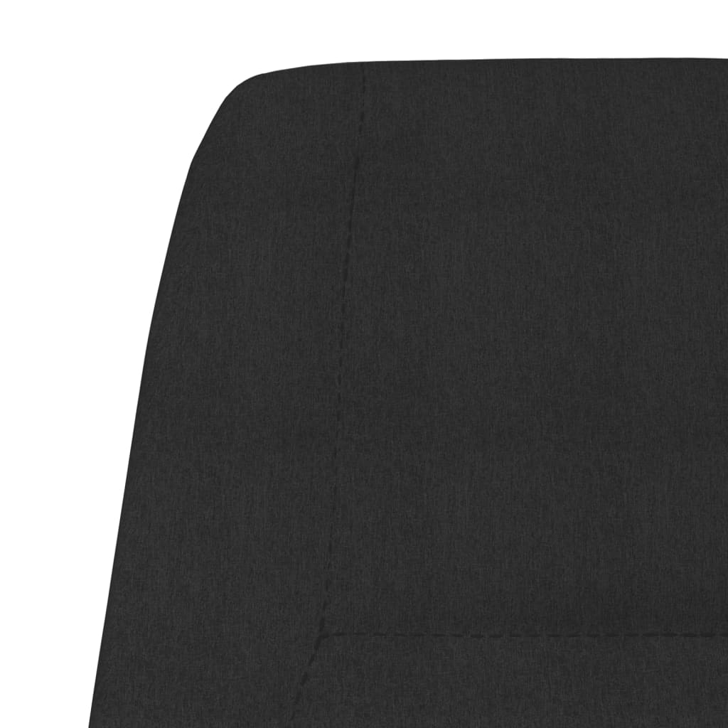 Chaise de relaxation Noir Tissu - XIOS