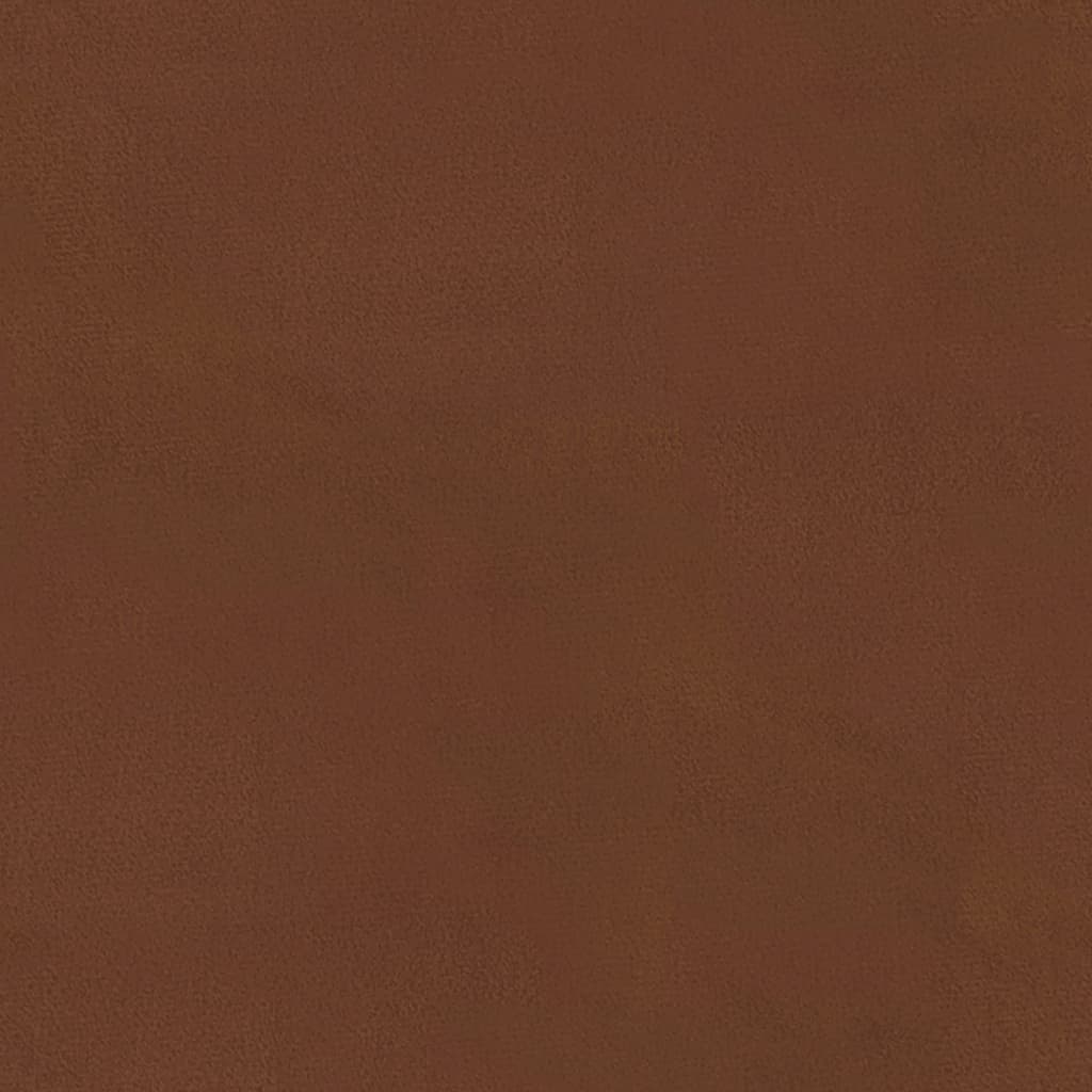 Repose-pied Marron 60x60x36 cm Tissu microfibre - XIOS
