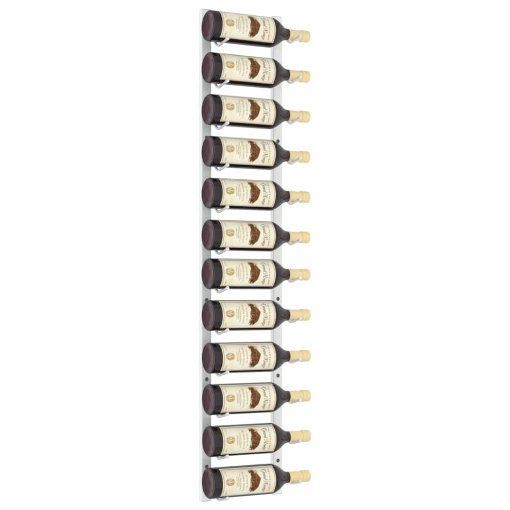 Casier à vin mural pour 12 bouteilles Blanc Fer - XIOS