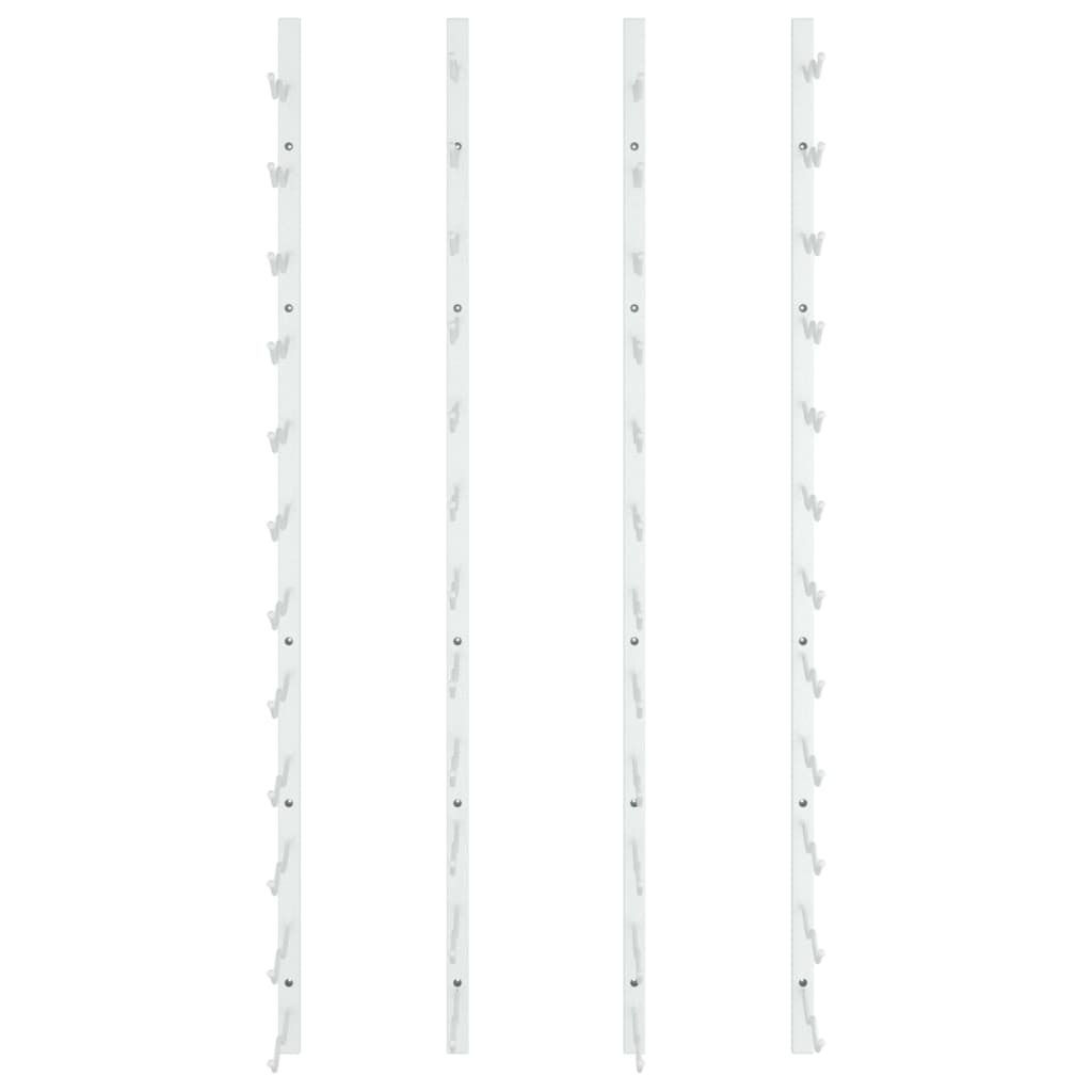 Casier à vin mural pour 24 bouteilles 2 pcs Blanc Fer - XIOS
