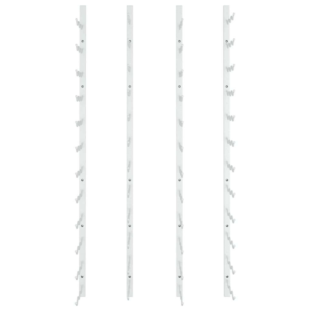 Casier à vin mural pour 36 bouteilles 2 pcs Blanc Fer - XIOS