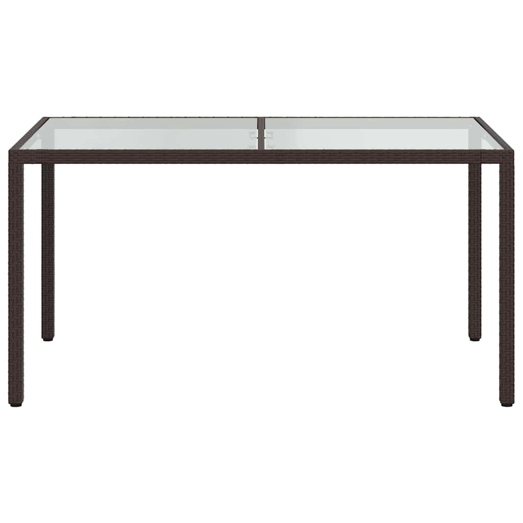 Ensemble à manger d'extérieur 5pcs avec coussins Résine tressée