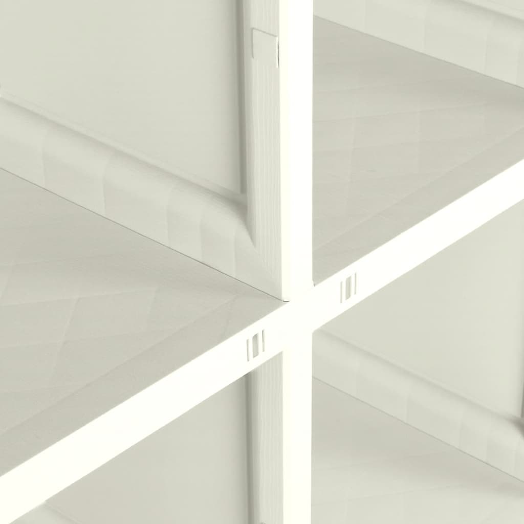 Armoire plastique 79x43x125 cm design bois glace à la vanille - XIOS