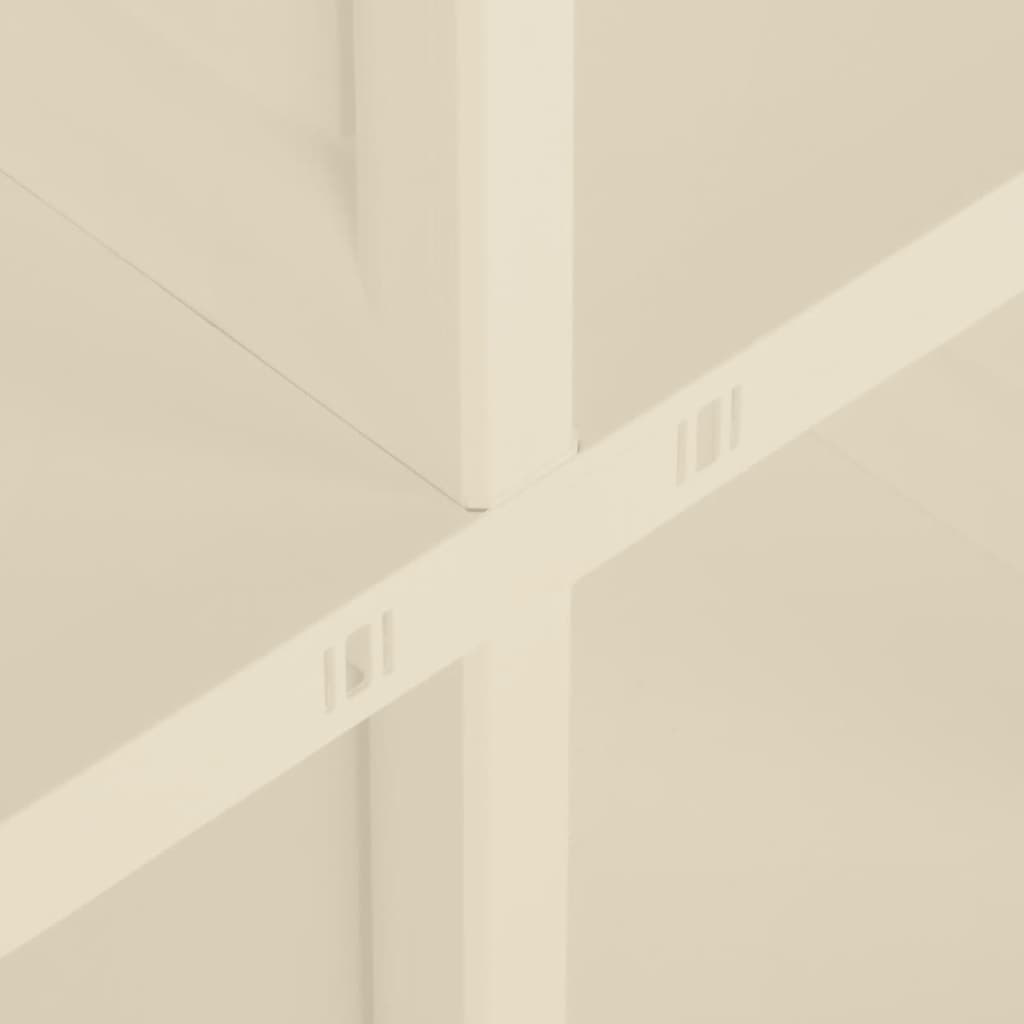 Armoire plastique 79x43x85,5 cm design de bois blanc angora - XIOS